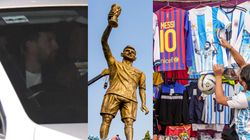 Lionel Messi 70 ಅಡಿ ಎತ್ತರದ ಪ್ರತಿಮೆ ಅನಾವರಣ: ಲಾಠಿ ಚಾರ್ಜ್‌