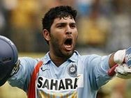 ശ്രീയുടെ പന്തില്‍ യുവിയ്ക്ക് പരിക്ക്