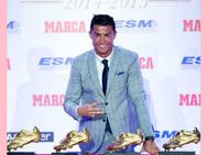 ഗോള്‍ഡന്‍ മഴ പെയ്യിച്ചു: ക്രിസ്റ്റിയാനോ റൊണാള്‍ഡോ നാലാം ഗോള്‍ഡന്‍ ബൂട്ട് അവാര്‍ഡ് ഏറ്റുവാങ്ങി