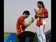 റിയോ ഒളിംപിക്‌സ്: വില്‍ യു മാരി മീ... ഇങ്ങനെയുമാവാം വിവാഹാഭ്യര്‍ത്ഥന...