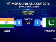 അതിര്‍ത്തിയില്‍ മാത്രമല്ല, കളിക്കളത്തിലും ഇന്ത്യ പാകിസ്താനെ തകര്‍ത്തെറിഞ്ഞു... ഇനി മിണ്ടില്ല