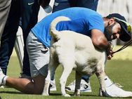 വളര്‍ത്തുനായയ്‌ക്കൊപ്പം ട്രെയിനിങ്; കോലിയുടെ വീഡിയോ വൈറലാകുന്നു