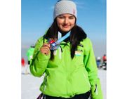 ഇന്ത്യക്കു ചരിത്രനേട്ടം... സ്‌കീയിങില്‍ കന്നി അന്താരാഷ്ട്ര മെഡല്‍, അഭിമാനമായി ആഞ്ചല്‍