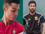 പുത്തന്‍ ജഴ്‌സിയില്‍ മെസ്സിയും റൊണാള്‍ഡോയും... കലിപ്പ് ലുക്ക്, ലോകകപ്പ് ജഴ്‌സി പുറത്തിറക്കി