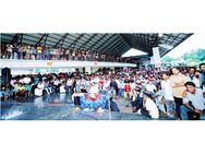 ആവേശമായി കല്‍പ്പറ്റയിലെ മെഗാസ്‌ക്രീന്‍; ലോകകപ്പ് മല്‍സരം കാണാനെത്തിയത് നൂറ് കണക്കിനാളുകള്‍