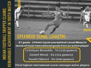 ഇന്ത്യന്‍ ഗോളടി മെഷീനു മുന്നില്‍ വഴിമാറാനൊരുങ്ങുന്നത് സാക്ഷാല്‍ റൊണാള്‍ഡോയും മെസ്സിയും