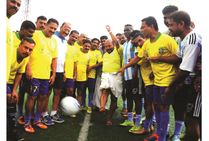 'ബ്രസീലും അര്‍ജന്റീനയും' വാശിയോടെ പൊരുതി