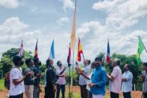 ലോകകപ്പ് ഫുട്‍ബോൾ മാതൃകയിൽ ഫുടബോൾ ടൂർണ്ണമെന്റ് സംഘടിപ്പിച്ചു