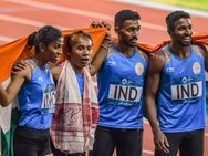 ഏഷ്യന്‍ ഗെയിംസ്; മിക്‌സഡ് റിലേയില്‍ ഇന്ത്യയുടെ മിന്നുന്ന പ്രകടനം, വെള്ളിമെഡല്‍