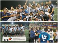 ഇന്ത്യയോട് തോറ്റതിന്റെ ക്ഷീണം തീര്‍ന്നു... കപ്പടിച്ച് അര്‍ജന്റൈന്‍ യുവസൈന്യം, വീഡിയോ