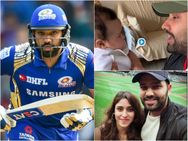 മുംബൈയുടെ കളികാണാന്‍ രോഹിതിന്റെ മകള്‍ സമൈറയും; വരവേറ്റ് മുംബൈ ആരാധകര്‍, ചിത്രങ്ങള്‍ വൈറല്‍