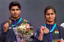 ഏഷ്യന്‍ എയര്‍ഗണ്‍ ചാമ്പ്യന്‍ഷിപ്പ്; ഇന്ത്യയ്ക്ക് വീണ്ടും സ്വര്‍ണം, രണ്ട് വെള്ളിയും