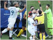 കോപ്പ അമേരിക്ക: കണക്കുതീര്‍ത്ത് അര്‍ജന്റീന, ചിലിയെ തകര്‍ത്തു (2-1)... മെസ്സിക്ക് ചുവപ്പ് കാര്‍ഡ്!!