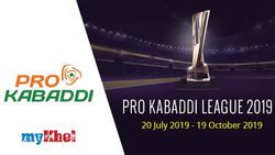 കബഡി ലീഗിന് ശനിയാഴ്ച തുടക്കമാകുന്നു; പുതിയ പരിഷ്‌കാരം ആവേശമേറ്റും