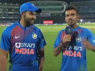 ശ്രമിച്ചാല്‍ നിനക്കും പറ്റും... ചഹലിനോട് രോഹിത്, സിക്‌സറുകളുടെ രഹസ്യം വെളിപ്പെടുത്തി ഹിറ്റ്മാന്‍