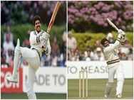 കപിലിന്റെ 'നടരാജ' ഷോട്ട് അനുകരിച്ച് രണ്‍വീര്‍ സിങ്; കൈയ്യടിച്ച് കപിലും മഞ്ജരേക്കറും