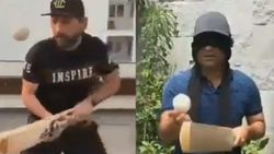 യുവി മാസെങ്കില്‍ സച്ചിന്‍ കൊലമാസാണ്...യുവിയുടെ ചാലഞ്ചിന് മറ്റൊരു ചാലഞ്ച്, കണ്ണുകെട്ടി ബാറ്റിങ്!!