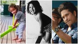 ബാറ്റുമായി ലാറയുടെ മകന്‍, ഇത് തന്റെ ചെറുപ്പമെന്ന് സച്ചിന്‍; ചിത്രങ്ങള്‍ വൈറല്‍