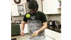 അടുക്കളയിലെ 'സെഞ്ച്വറി'... ഇതു തിരുത്താമോ? സച്ചിന് യുവിയുടെ പുതിയ വെല്ലുവിളി, വീഡിയോ