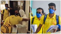 സിഎസ്‌കെ ടീമില്‍ കോവിഡ് ബാധ എവിടെ നിന്ന്? എയര്‍പോര്‍ട്ടില്‍ ഒരാളെ കെട്ടിപ്പിടിച്ചു: വീഡിയോ