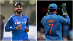 'എം എസ് ധോണിയുടെ ഷൂസ് ഇന്ത്യന്‍ ക്രിക്കറ്റിലെ ആര്‍ക്കും പാകമാവില്ല': കെ എല്‍ രാഹുല്‍