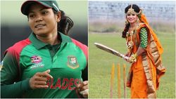 വിവാഹദിനത്തില്‍ ക്രിക്കറ്റ് ബാറ്റുമേന്തി ബംഗ്ലാദേശ് വനിതാ താരം; ചിത്രങ്ങള്‍ വൈറല്‍