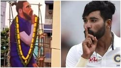 'സൂപ്പര്‍ സ്റ്റാര്‍ സിറാജ്', ഹൈദരാബാദില്‍ താരത്തിന്റെ വമ്പന്‍ കട്ടൗട്ട്, ചിത്രങ്ങള്‍ വൈറല്‍