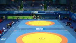 CWG 2022: വേദിയിലെ സ്പീക്കര്‍ അടര്‍ന്നുവീണു! ആര്‍ക്കും പരിക്കില്ല, ഗുസ്തി മല്‍സരം തടസ്സപ്പെട്ടു