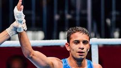 CWG 2022: ബോക്‌സിങില്‍ മെഡലുറപ്പാക്കി അമിത് പംഗല്‍, സെമിയിലേക്കു മുന്നേറി