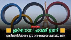 Olympics 2024: പാരീസ് ഒളിംപിക്‌സിന് ഇന്ന് തിരി തെളിയും; അറിഞ്ഞിരിക്കേണ്ട കണക്കുകള്‍ ഇതാ