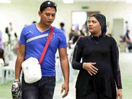 லண்டன் ஒலிம்பிக்கில் பங்கேற்கும் மலேசிய கர்ப்பிணி வீராங்கனை நூர் சூர்யானி