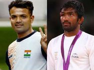 விஜய்குமார், யோகேஷ்வர் தத்துக்கு கேல் ரத்னா விருது-பிரணாப் வழங்கினார்