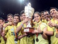 சாய்னா உதவியால் ஹைதராபாத் அதிரடி... முதலாவது ஐபிஎல் கோப்பையை வென்றது