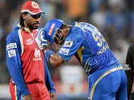 கம்னு இரு, இல்லாட்டி 'நறுக்'குன்னு கொட்டிருவேன்.. போலார்டை எச்சரித்த கெய்ல்