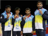 ஒரே நாளில் 3 தங்கம் வென்ற இந்திய மல்யுத்த வீரர்கள்!