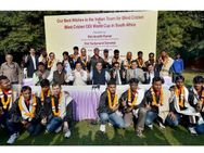 பார்வையற்றோர் உலக கோப்பை கிரிக்கெட்: தெ.ஆப்பிரிக்கா புறப்பட்டது இந்திய அணி