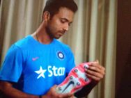 ரெஹானேயின் புதிய “நைக்” ஷூ- உலகக் கோப்பை கிரிக்கெட்டுக்காக புதிய பர்சேஸாம்!