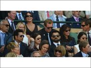 சச்சின் - அஞ்சலி, கோஹ்லி -அனுஷ்கா விம்பிள்டன் டென்னிஸை ரசித்த ஜோடிகள்