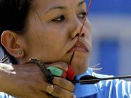 ஒலிம்பிக் வில்வித்தை.. இந்திய வீராங்கனை பொம்பைலா தேவி வெற்றி முகம் !