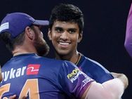 முதல் பந்து வீசும் முன்பே சாதனை படைத்த வாஷிங்டன் சுந்தர்