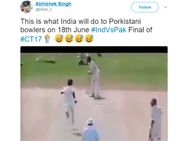 பாகிஸ்தான் பவுலர்களை பந்தாடும் இந்தியா! கலக்கல் வீடியோ!