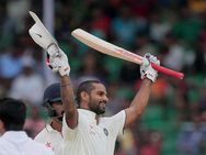 காலே டெஸ்ட் போட்டி: இலங்கை பந்துவீச்சை சிதறடித்து வெளுத்த ஷிகர் தவன் சதம்!