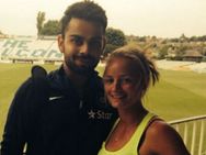 டுவிட்டரில் வறுபடும், கோஹ்லியின் இங்கிலாந்து காதலி