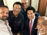 பல வருட மன கசப்புகளுக்கு பிறகு இணைந்த 'நண்பேண்டா' சச்சின்-காம்ப்ளி.. முதல் செல்ஃபி க்ளிக்!