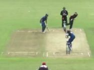 ஓ மை காட்.. பேட்ஸ்மேன் வேகமாக அடித்த பந்து பவுலர் மண்டையில் பட்டு சிக்ஸ் பறந்தது!