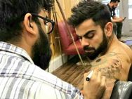 சிவன், நெற்றிக் கண், சாமுராய்.. கோஹ்லியின் வித்தியாசமான டாட்டூ செண்டிமெண்ட்!