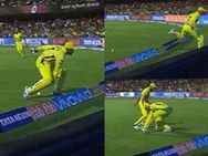 காலில் பேடுடன் ஓடி தோனி புதிய சாதனை.. பவுண்டரியை தடுக்க தல எவ்வளவு கிமீ வேகத்தில் ஓடினார் தெரியுமா?