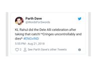 ராகுலின் டெலி அல்லி கொண்டாட்டம்.. தெறிக்க விட்ட நெட்டிசன்கள்!