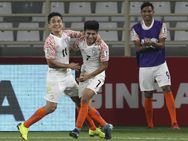 கோல் மழை பொழிந்த இந்திய அணி…. தாய்லாந்து அணியை பந்தாடி அபார வெற்றி !!