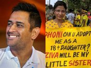 யாரும் கேட்காத ஒன்றை கேட்ட அந்த ரசிகை… மைதானத்தில் அதிர்ந்த தல தோனி.. வைரல் புகைப்படம்